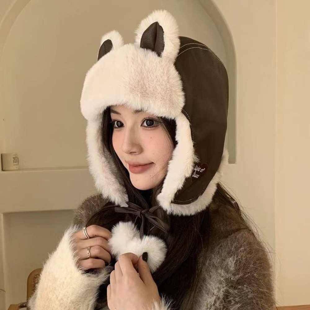 Trapper Hat Ear Flap - Cappello Classico in Finta Pelle con