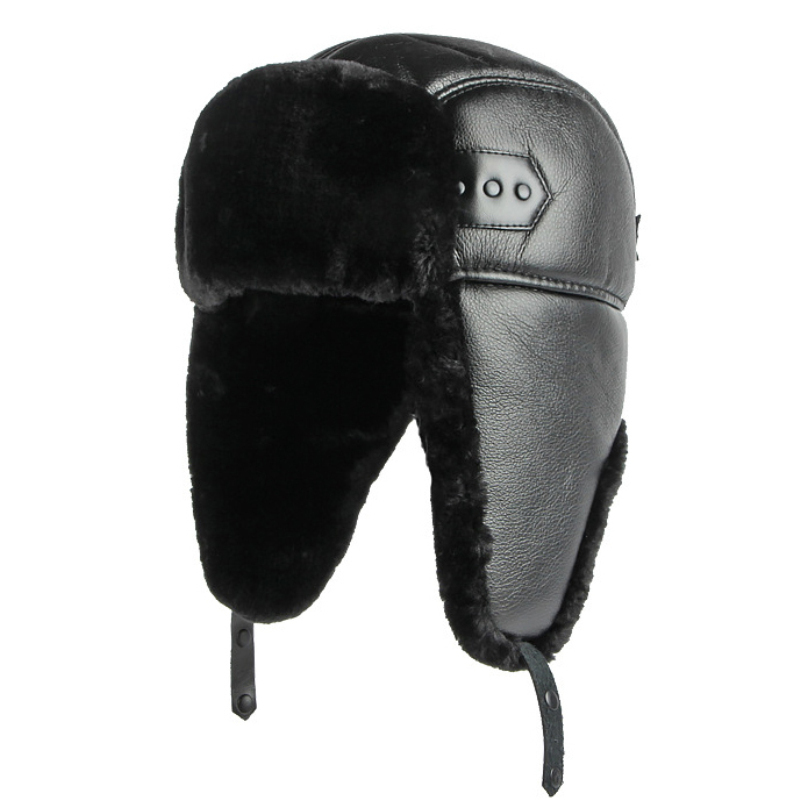 Trapper Hat Ear Flap - HT4002 nuovo cappello russo in pelle