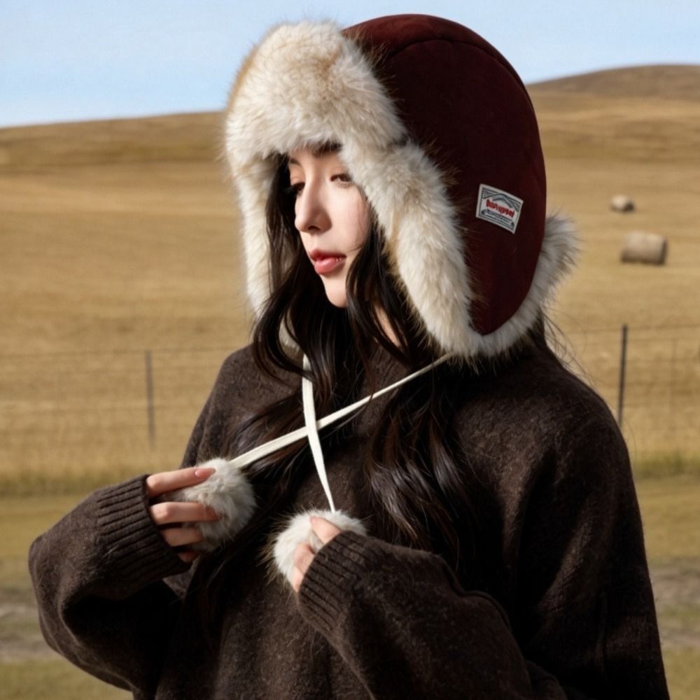 Trapper Hat Ear Flap - Cappello Trapper Foderato in Pile di
